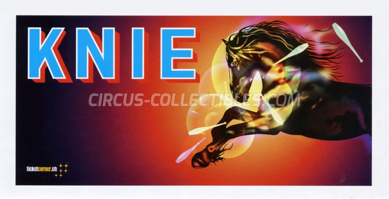 Knie Circus Ticket/Flyer -  2015
