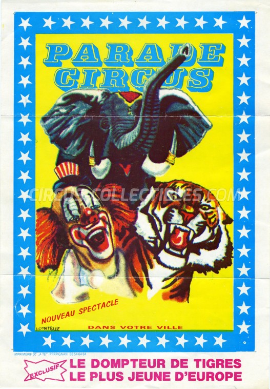 Parade Circus Circus Ticket/Flyer -  0