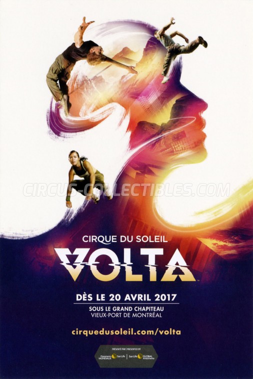 Cirque du Soleil Circus Ticket/Flyer - Canada 2017