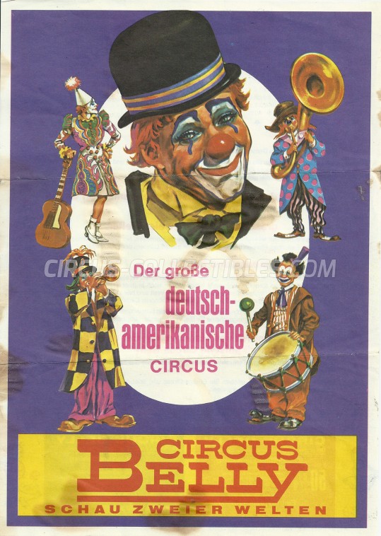 Belly Circus Ticket/Flyer -  1978