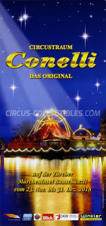 Conelli Circus Ticket/Flyer - Switzerland 2018