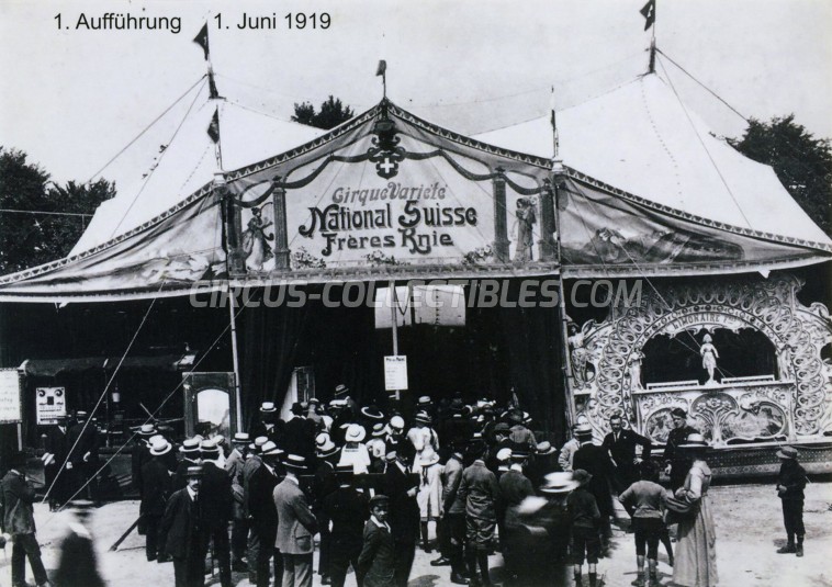Knie - Das Circus Musical Circus Ticket/Flyer - Switzerland 2019