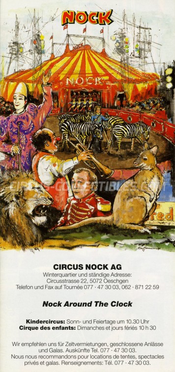 Nock Circus Ticket/Flyer -  1997