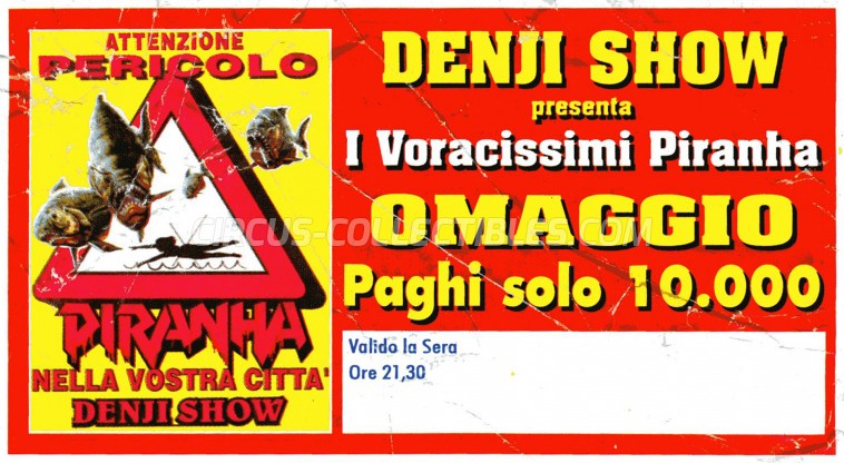 Denji Show Circus Ticket/Flyer -  0