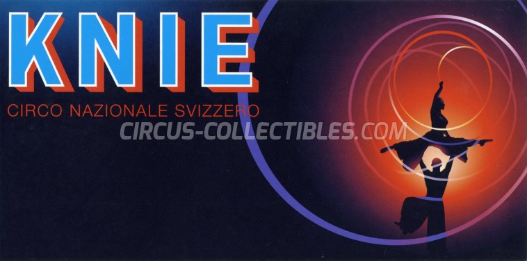 Knie Circus Ticket/Flyer -  2008