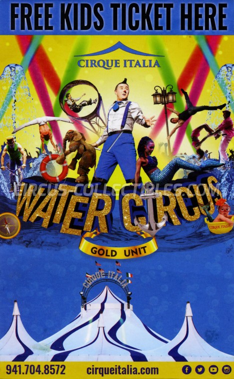 Cirque Italia Circus Ticket/Flyer -  2019