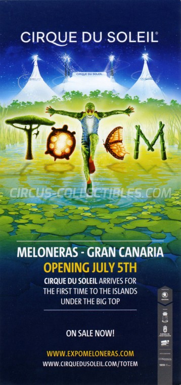 Cirque du Soleil Circus Ticket/Flyer - Spain 2019