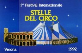 1° Festival Internazionale Stelle del Circo Circus Ticket - 1992