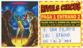 Rivels Circus Circus Ticket - 0