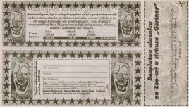 Cirkus Gärtner Circus Ticket - 2001
