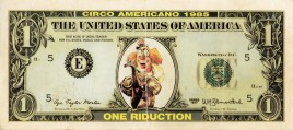 Circo Americano Circus Ticket - 1985