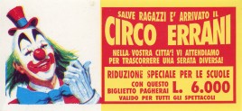 Circo Errani Circus Ticket - 0