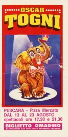 Circo Oscar Togni Circus Ticket - 0