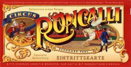 Circus Roncalli Circus Ticket - 2011
