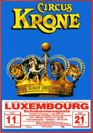 Circus Krone Circus Ticket - 1998