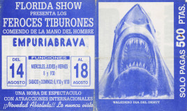 Florida Show Circus Ticket - 1991