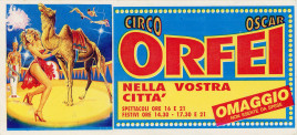 Circo Oscar Orfei Circus Ticket - 