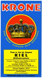 Circus Krone Circus Ticket - 1978