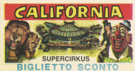 Supercirkus California Circus Ticket - 