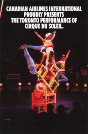 Cirque du Soleil - Le Cirque Réinventé Circus Ticket - 1988