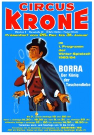 Circus Krone Circus Ticket - 1983