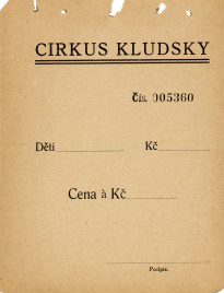 Cirkus Kludsky Circus Ticket - 