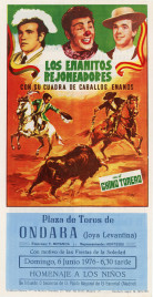 Los Enanitos Rejoneadores Circus Ticket - 1976