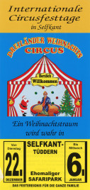 Dreiländer Weihnachts Circus Circus Ticket - 1998