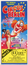 Circus Berlin Circus Ticket - 1991