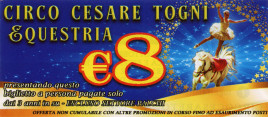 Circo Cesare Togni Circus Ticket - 2023