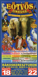 Eötvös Cirkusz Circus Ticket - 2019