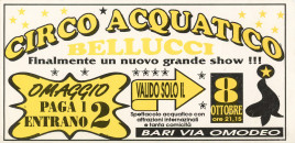 Circo Acquatico Bellucci Circus Ticket - 0
