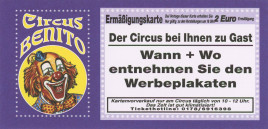 Circus Benito Circus Ticket - 2024