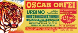 Circo Oscar Orfei Circus Ticket - 0