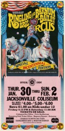 Ringling Bros. and Barnum & Bailey Circus Circus Ticket - 1976