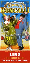 Circus Roncalli - All You Need Is Laugh Circus Ticket - 2009