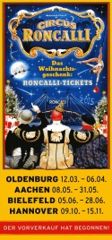 Circus Roncalli Circus Ticket - 2014