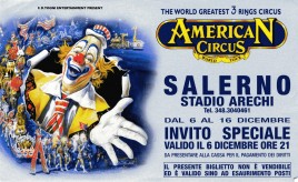 American Circus Circus Ticket - 2001