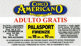 Circo Americano Circus Ticket - 1998