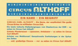 Circus Carl Althoff Circus Ticket - 0