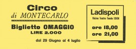 Circo di Montecarlo Circus Ticket - 0