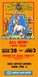 Ringling Bros. and Barnum & Bailey Circus Circus Ticket - 1979