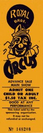 Royal Bros. Circus Circus Ticket - 0