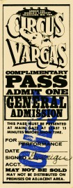 Circus Vargas Circus Ticket - 0