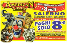American Circus (Togni) Circus Ticket - 2015