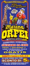 Circo Marina Orfei Circus Ticket - 2013