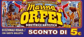 Circo Marina Orfei Circus Ticket - 2013