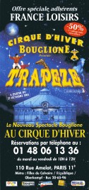 Bouglione - Trapeze Circus Ticket - 2001