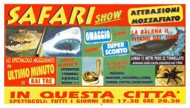 Safari Show Circus Ticket - 0
