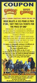Shrine Circus Circus Ticket - 2014